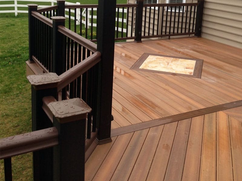 Pennsylvania deck holds up against rain