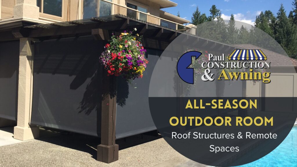 Sunesta Sentry screens providing maximum shade coverage for an enclosed poolside patio.